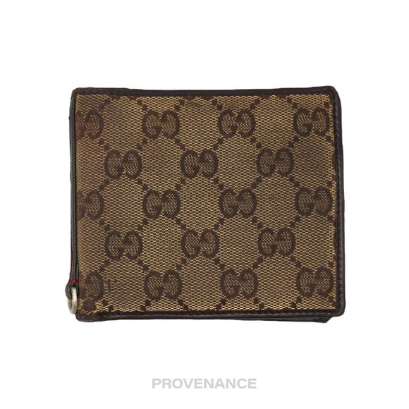 🔴 Gucci Bifold Wallet - GG Canvas - Picture 1 of 8